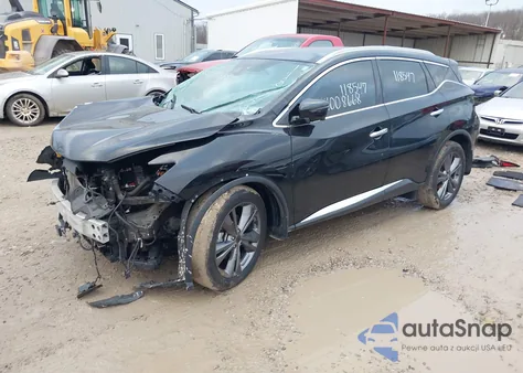 2021 Nissan Murano Platinum Intelligent Awd z USA, uszkodzony, nr VIN 5N1AZ2DS7MC118547